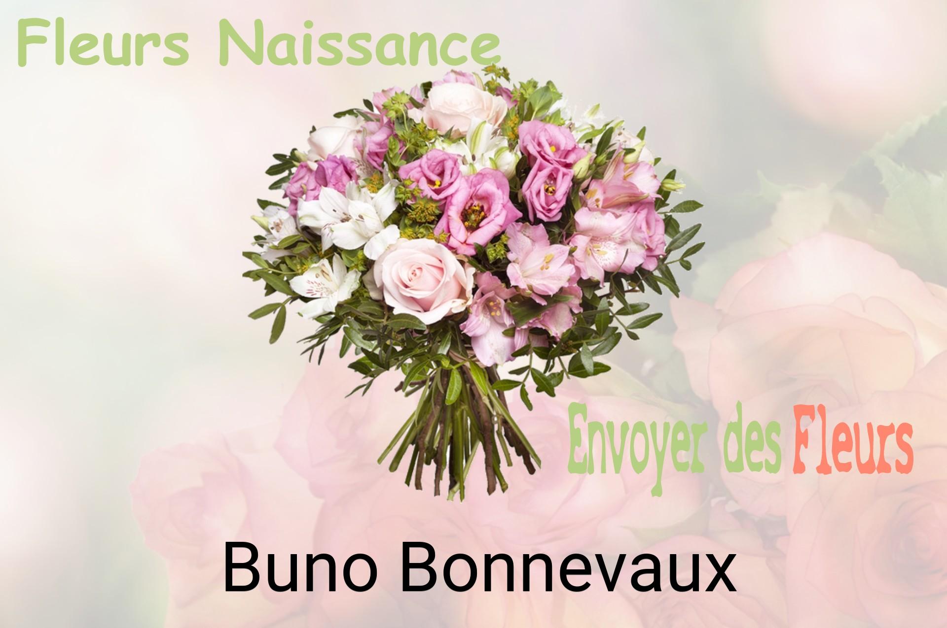 Bouquet de fleurs de naissance livré à Buno-Bonnevaux